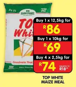 Shoprite TOP WHITE MAIZE MEAL offer
