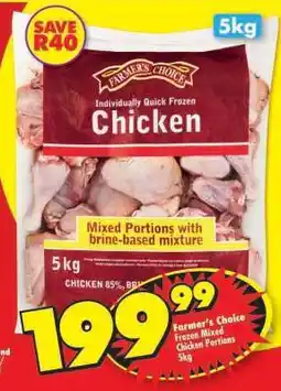 Shoprite Farmer's Choice Frozen Mixed Chicken Portions 5kg offer