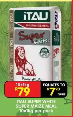 Shoprite ITAU Super White Super Maize Meal offer