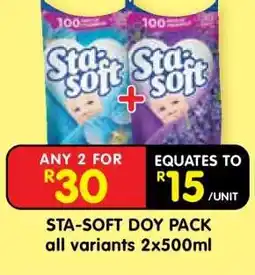 Shoprite STA-SOFT DOY PACK offer