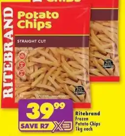 Shoprite Ritebrand Frozen Potato Chips offer