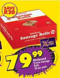 Shoprite RITEBRAND FROZEN SAUSAGE ROLLS offer