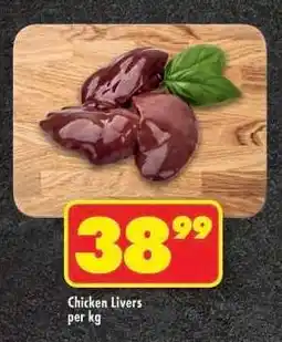Shoprite CHICKEN LIVERS per kg offer