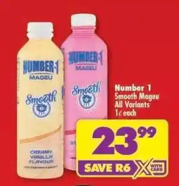 Shoprite Number 1 Smooth Mageu All Variants offer