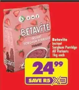Shoprite BETAVITE INSTANT SORGHUM PORRIDGE offer
