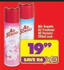 Shoprite AIR SCENTS AIR FRESHENER offer