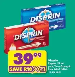 Shoprite Disprin offer