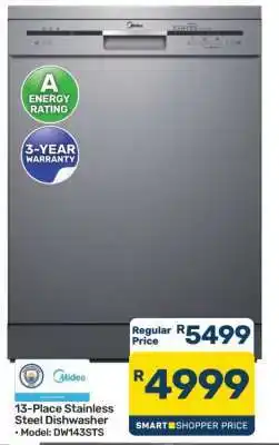 Pick n Pay Hypermarket 13-Place Stainless Steel Dishwasher offer