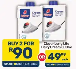 Pick n Pay Clover Long Life Dairy Cream 500ml offer