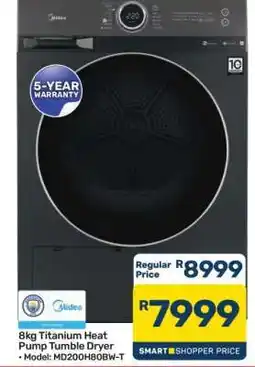 Pick n Pay Hypermarket 8kg Titanium Heat Pump Tumble Dryer offer