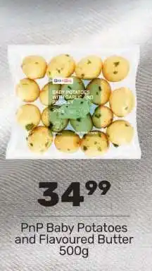 Pick n Pay PnP Baby Potatoes and Flavoured Butter 500g offer