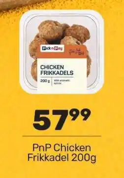 Pick n Pay PnP Chicken Frikkadel 200g offer