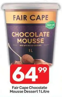 Pick n Pay Fair Cape Chocolate Mousse Dessert 1 Litre offer