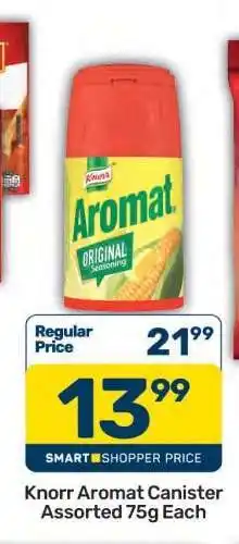 Pick n Pay Knorr Aromat Canister Assorted 75g Each offer