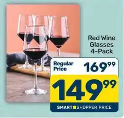 Pick n Pay Red Wine Glasses 4-Pack offer