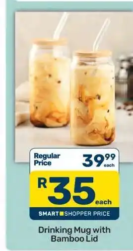 Pick n Pay Drinking Mug with Bamboo Lid offer