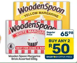 Pick n Pay Wooden Spoon Margarine Brick Assorted 500g offer