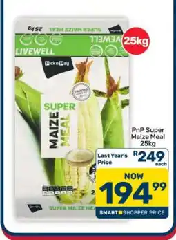 Pick n Pay Hypermarket PnP Super Maize Meal 25kg offer