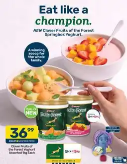 Pick n Pay Clover Fruits of the Forest Yoghurt Assorted 1kg Each offer