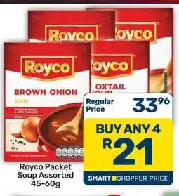 Pick n Pay Hypermarket Royco Packet Soup Assorted 45-60g offer