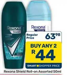 Pick n Pay Hypermarket Rexona-Shield Roll-on Assorted 50ml offer