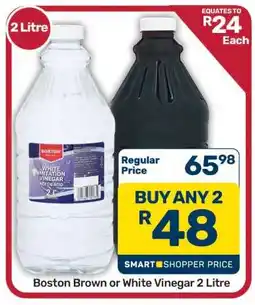 Pick n Pay Hypermarket Boston Brown or White Vinegar 2 Litre offer