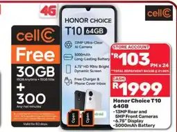 Pick n Pay Hypermarket Honor Choice T10 64GB offer