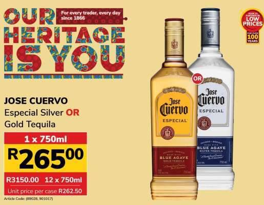 JOSE CUERVO offer at Jumbo