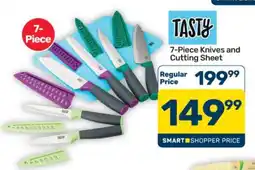 Pick n Pay Hypermarket Tasty 7-Piece Knives and Cutting Sheet offer