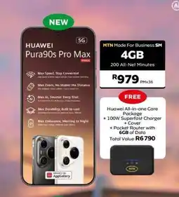 MTN Huawei Pura90s Pro Max offer