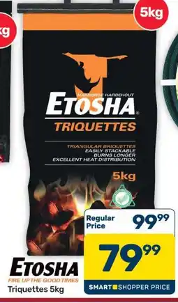 Pick n Pay Hypermarket Etosha Triquettes 5kg offer