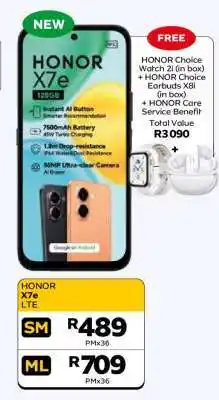 MTN HONOR X7e LTE offer