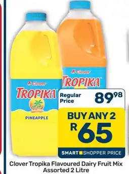 Pick n Pay Hypermarket Clover Tropika Flavoured Dairy Fruit Mix Assorted 2 Litre offer