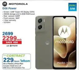 Incredible Connection Motorola G06 Power offer