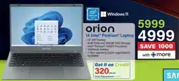 Incredible Connection Orion 14 Intel Pentium Laptop offer