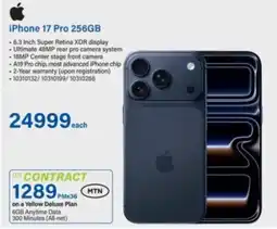 Incredible Connection iPhone 17 Pro 256GB offer