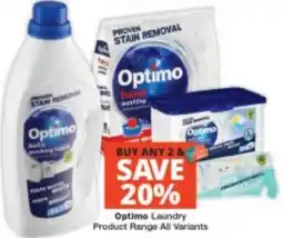 Checkers Optimo Laundry Product Range All Variants offer