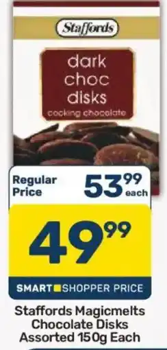 Pick n Pay Staffords Magicmelts Chocolate Disks Assorted offer