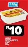 Usave Frozen - frozen chicken livers offer