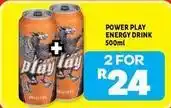 Usave Power play - energy drink offer