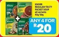 Usave Knorr - regular/tasty packet soup offer