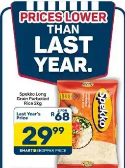 Pick n Pay Spekko Long Grain Parboiled Rice offer