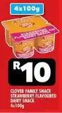 Usave Clover - family snack strawberry flavoured dairy snack offer