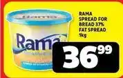 Usave Rama - spread for bread 37% fat spread 1kg offer