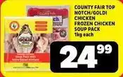 Usave County fair - top notch/goldi chicken frozen chicken soup pack offer