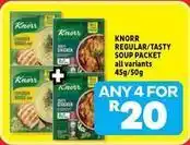 Usave Knorr - regular/tasty soup packet offer
