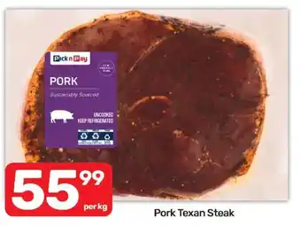 Pork Texan Steak