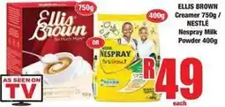 Boxer Ellis brown - creamer 750g / milk powder 400g offer