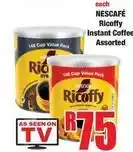 Boxer Ricoffy - instant coffee offer