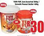 Boxer Jam assorted or smooth peanut butter offer